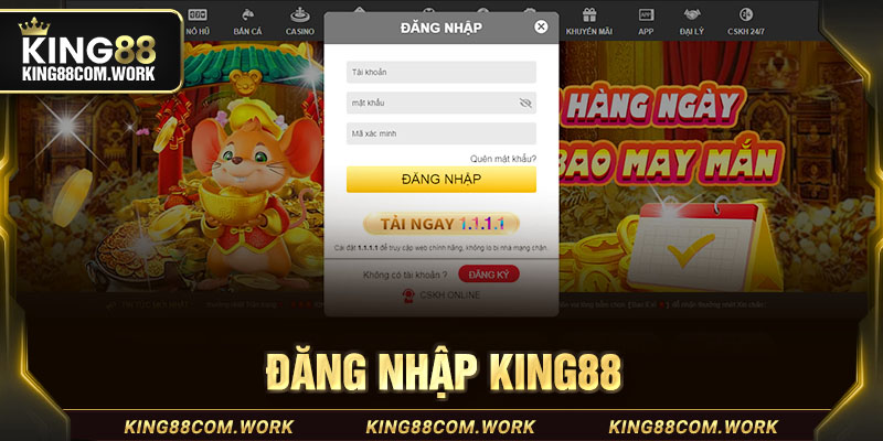 Đăng Nhập Tài Khoản King88